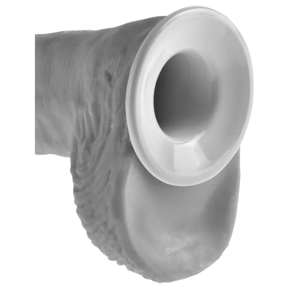 King Cock - šuplji strap-on dildo s remenom - 28 cm