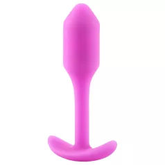b-vibe Snug Plug 1 - analni čep s utezima 55g - roza