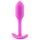b-vibe Snug Plug 1 - analni čep s unutarnjom težinom (55g) - roza