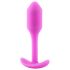 b-vibe Snug Plug 1 - analni čep s unutarnjom težinom (55g) - roza