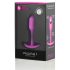 b-vibe Snug Plug 1 - analni čep s unutarnjom težinom (55g) - roza