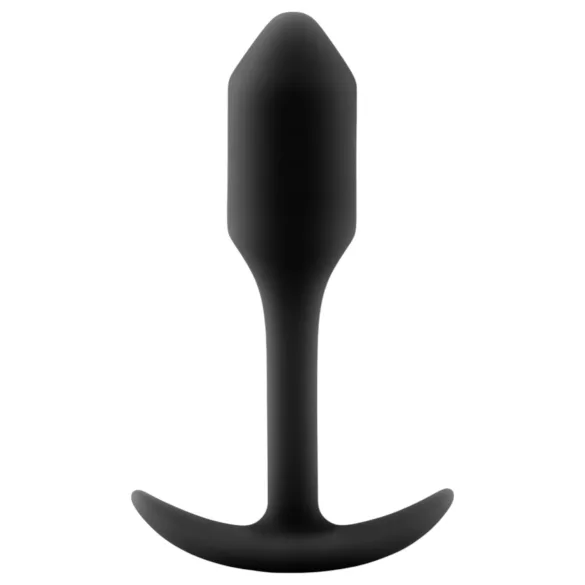 b-vibe Snug Plug 1 - analni čep s unutarnjom težinom (55g) - crni