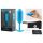b-vibe Snug Plug 3 - dvostruke kuglice analni plug (180g) - plavi