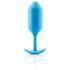 b-vibe Snug Plug 3 - dvostruke kuglice analni plug (180g) - plavi