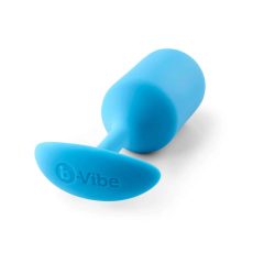   b-vibe Snug Plug 3 - dupli kuglični analni dildo (180g) - plavi