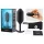 b-Vibe Snug Plug 3 - dvostruki kuglični analni čep (180 g, crni)