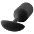 b-Vibe Snug Plug 3 - dvostruki kuglični analni čep (180 g, crni)