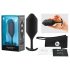 b-vibe Snug Plug 4 - dvostruka analna kugla (257g) - crna