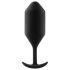 b-vibe Snug Plug 4 - dvostruka analna kugla (257g) - crna
