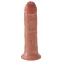 King Cock - dildo 20 cm - tamna prirodna boja