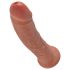 King Cock 8 dildo (20 cm) - tamna prirodna boja