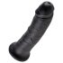 King Cock 8 dildo (20 cm) - crni