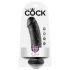 King Cock - dildo 20 cm - crni