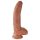 King Cock 9 jajasta dildo (23 cm) - smeđa