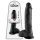 King Cock 10 s testisima dildo (25 cm) - crni
