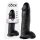 King Cock 12 ogroman dildo s testisima (30 cm) - crni