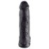 King Cock 12 ogroman dildo s testisima (30 cm) - crni