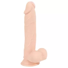   Nature Skin - dildo s vakuumskom čašicom, realističan (natur, srednje veličine)