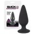 Black Velvets Heavy - analni plug 75g - crna