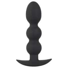   Black Velvets - analni plug s kuglicama - težina 145g - crni
