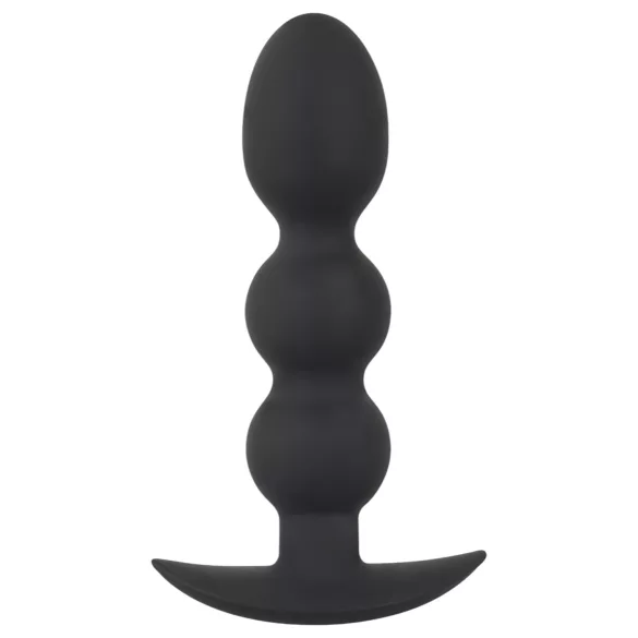 Black Velvets - analni plug s kuglicama - težina 145g - crni