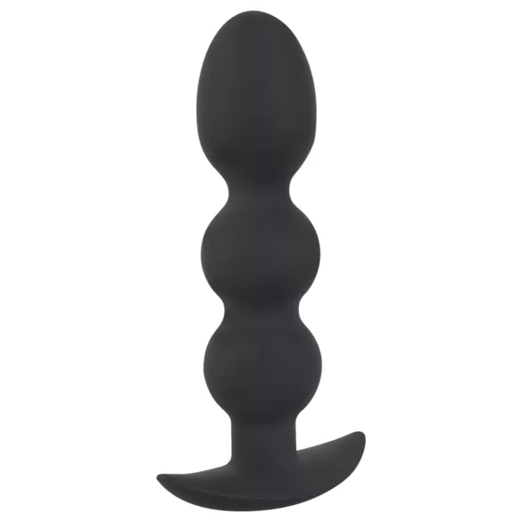 Black Velvets - analni plug s kuglicama - težina 145g - crni