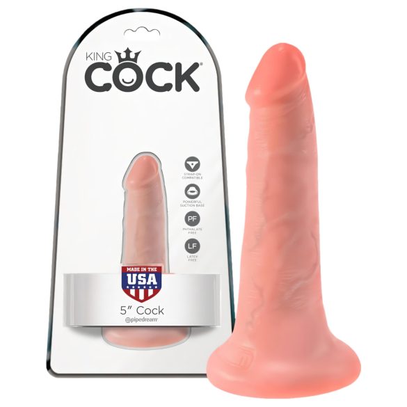 King Cock 5 dildo (13 cm) - prirodna boja