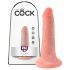 King Cock 5 dildo (13 cm) - prirodna boja