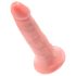 King Cock 5 dildo (13 cm) - prirodna boja