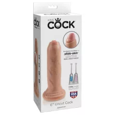 King Cock - realistični dildo - 15 cm - prirodna boja