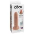 King Cock - realistični dildo - 15 cm - prirodna boja
