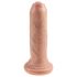 King Cock 6 - realistični dildo (15 cm) - prirodno