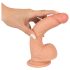 realistixxx - prirodni dildó s vakuumskom bazom (22cm)