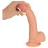 realistixxx - prirodni dildó s vakuumskom bazom (22cm)