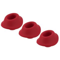  Womanizer Premium S - zamjenski set zvona za usisavanje - crveni (3 kom)