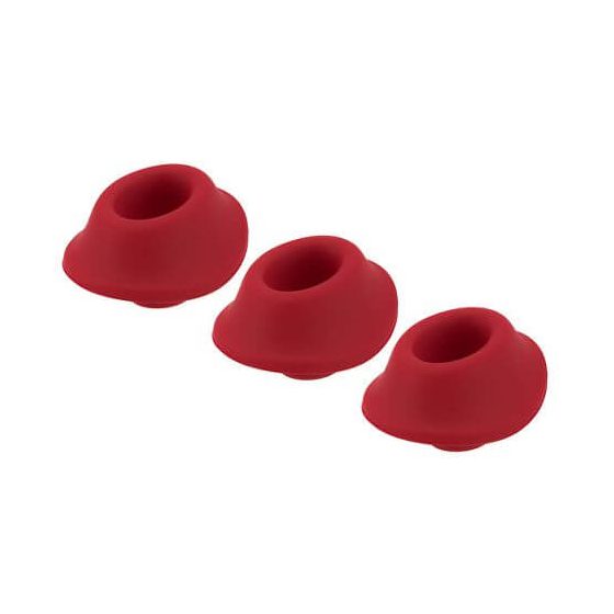 Womanizer Premium S - zamjenski set zvona za usisavanje - crveni (3 kom)