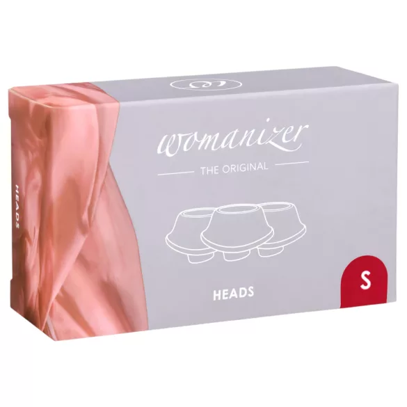 Womanizer Premium S - dodatni set usisnih zvona - crvena (3 kom)