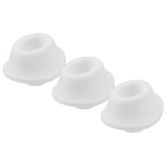   Womanizer Premium M - zamjenski set zvona za usisavanje - bijeli (3 kom)