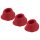 Womanizer Premium zamjenski set usisnih kapica - crvena (3 kom)