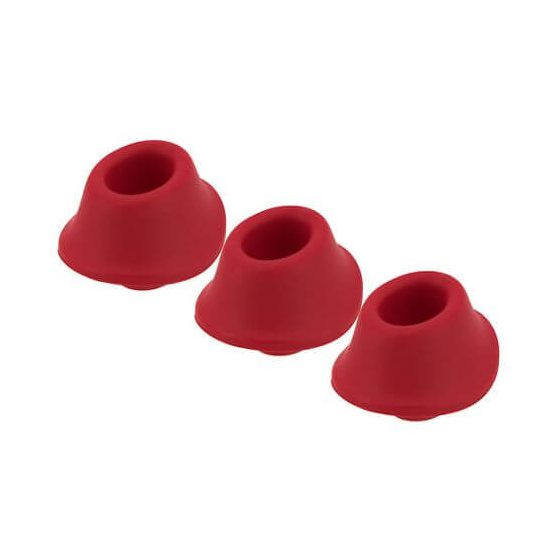 Womanizer Premium M - zamjenski set zvona za usisavanje - crveni (3 kom)