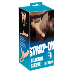 You2Toys - Strap-on M - štrapon s udubljenim dildom - bež