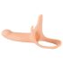 You2Toys - Strap-on M - pričvrstivi, šuplji dildo - prirodni