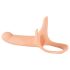 You2Toys - Strap-on - šuplji dildo za pričvršćivanje (veliki) - prirodni