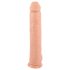 Realistixxx Giant 3XL - realistično dildo (42 cm) - prirodna boja