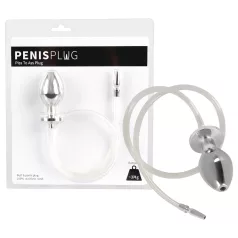  You2Toys - Piss to Ass Plug - šuplji analni čep s dilatatorom mokraćne cijevi