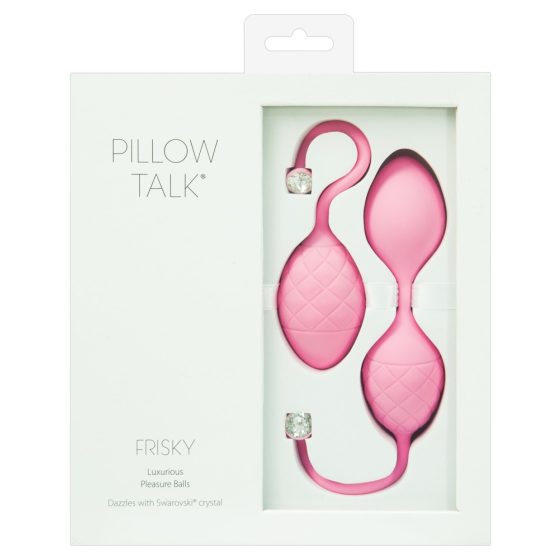 Pillow Talk Frisky - 2-dijelni set loptica za gejše (roza)