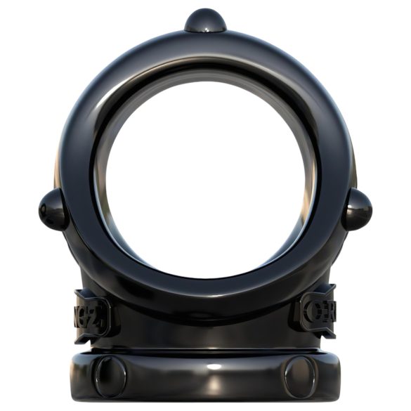 Fantasy Rock Hard - penis prsten i prsten za testise - crni