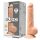 Silexd 9,5 - Prirodni Dildo s prianjajućom bazom - 24 cm
