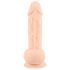 Silexd 9,5 - Prirodni Dildo s prianjajućom bazom - 24 cm