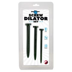 You2Toys Screw Dilator - navojni dilatator set dildo (3 kom)
